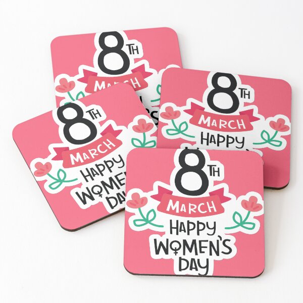 Item preview, Happy international women's day badge designed and sold by Qitchup.