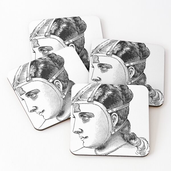 Item preview, Vintage Mask Engraving designed and sold by coralscuriosity.