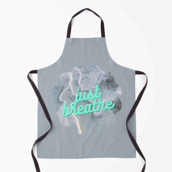 Item preview, just breathe ocean grey theme designed and sold by GarenArt.