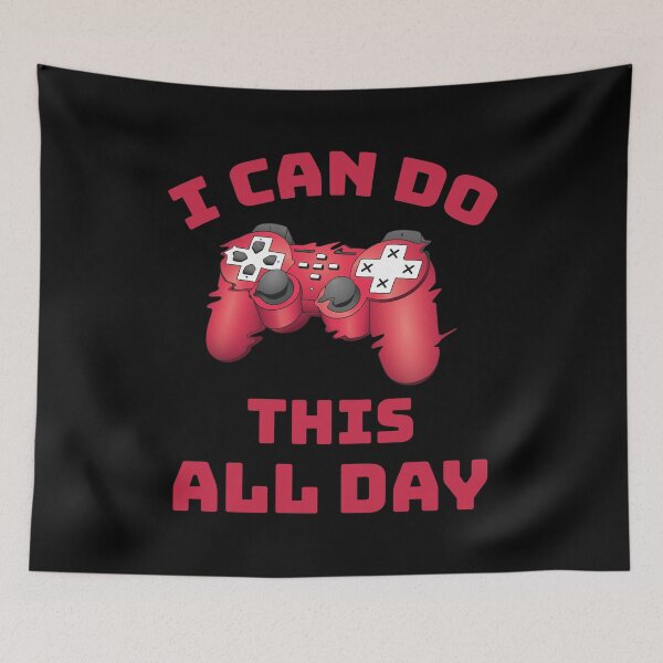 Item preview, I can do this all day gamer life designed and sold by Piztees.