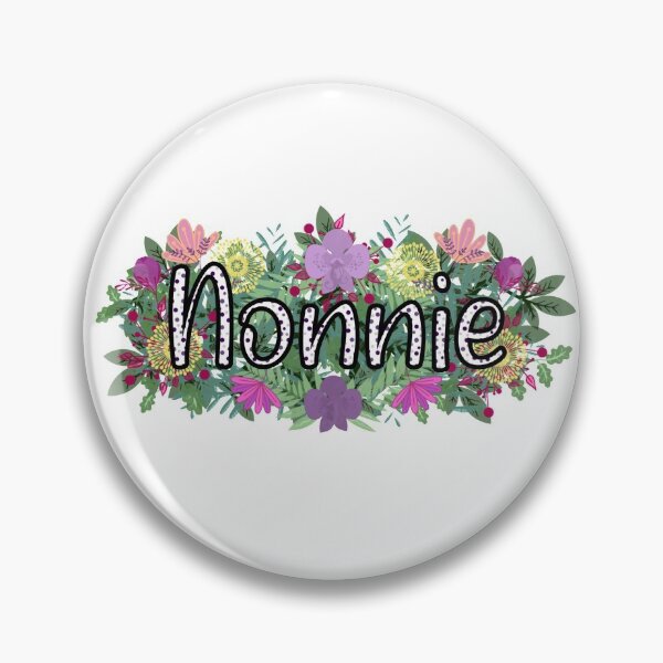 Item preview, Nonnie on Floral Background designed and sold by artsyANTcreatns.