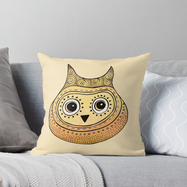 Item preview, Hello Yellow Whimsy Owl designed and sold by brittanyottum.