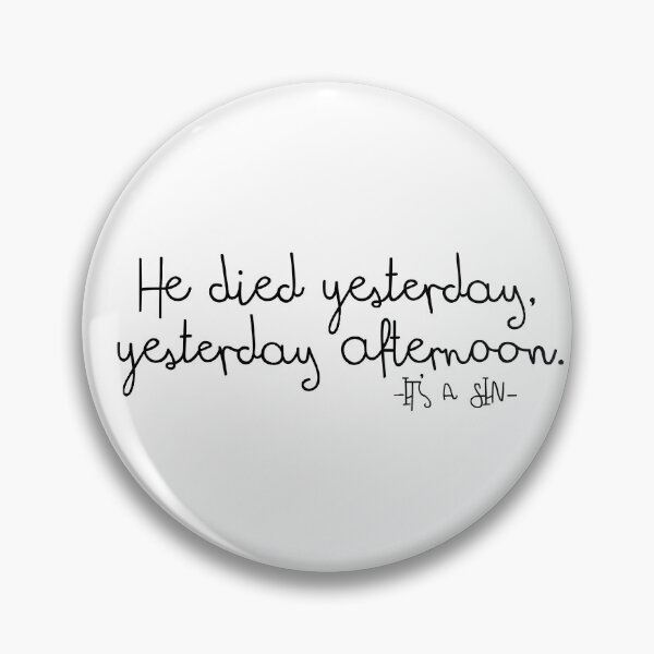 Item preview, It's a Sin Quote designed and sold by holbytv.