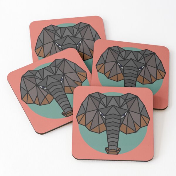 Item preview, Geometric Elephant designed and sold by VanderMakes.