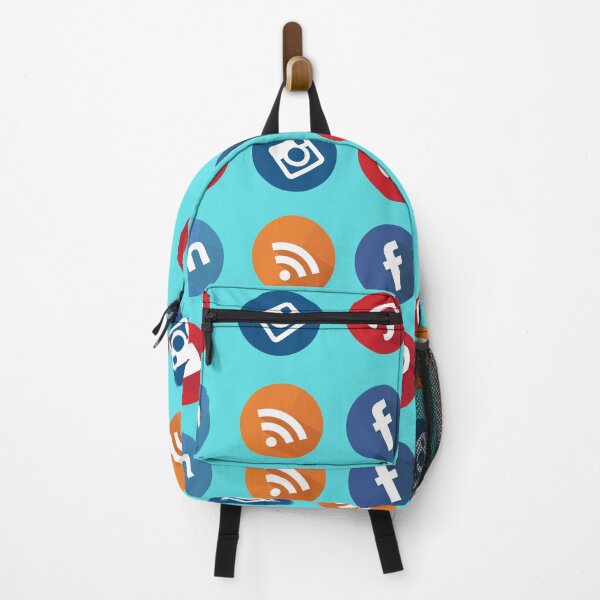 Item preview, Social Media Icons Pattern designed and sold by Anako Design.