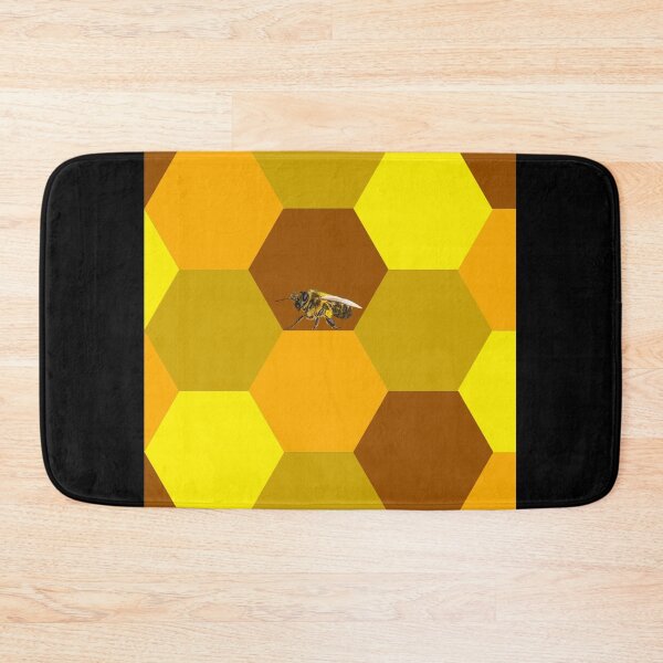 Item preview, Bee honeycomb honey beekeeper designed and sold by titanosdesign.