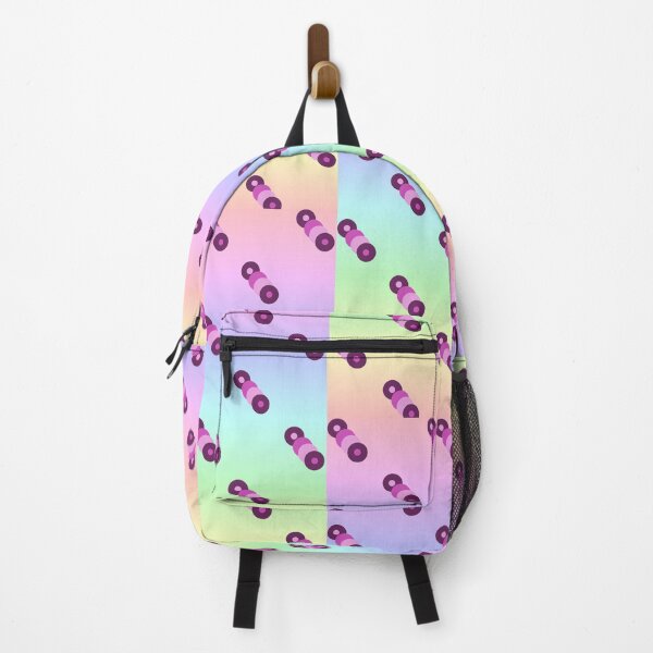 Aperçu de l'œuvre Motif à pois arc-en-ciel pastel violet créée et vendue par Geo  Artwork.