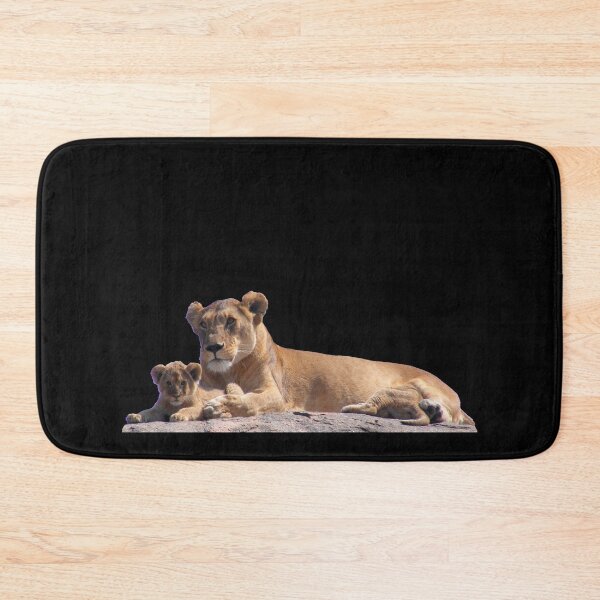 Item preview, Lioness and cub (transparent background design) designed and sold by Brasilia.