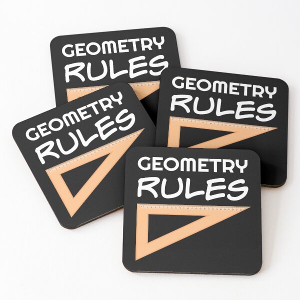 Item preview, Geometry Rules Quote Ruler Funny / Math Teacher Student Tank Top designed and sold by CreatedByHeidi.