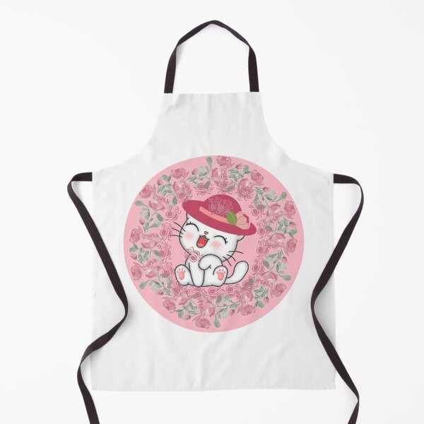 Item preview, Lovely cat with roses, Kitty with roses designed and sold by CATSandHATS.