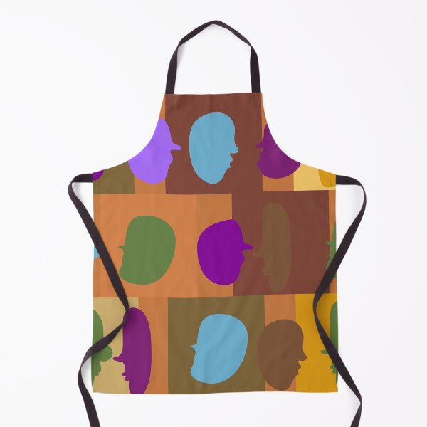 Item preview, Contrasting Faces Abstract Illustration, face pattern designed and sold by Gabrielle Freitas.