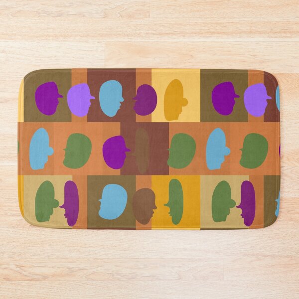 Item preview, Contrasting Faces Abstract Illustration, face pattern  designed and sold by Gabrielle Freitas.