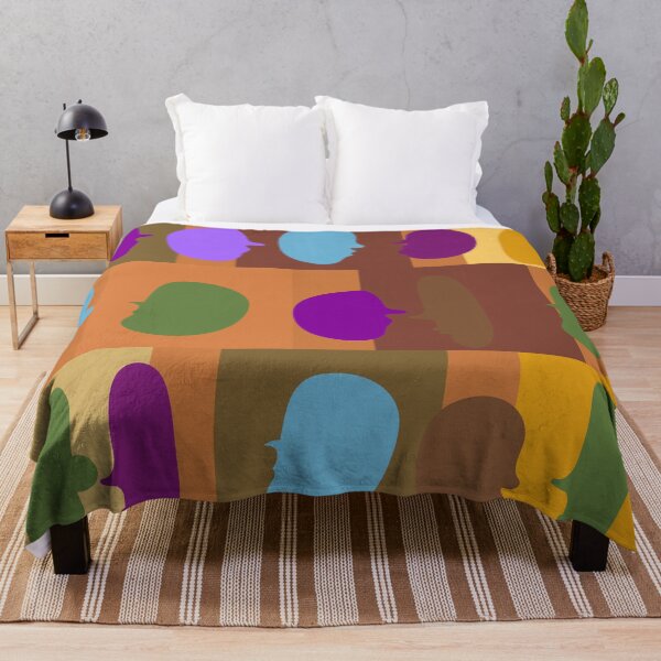 Item preview, Contrasting Faces Abstract Illustration, face pattern  designed and sold by Gabrielle Freitas.