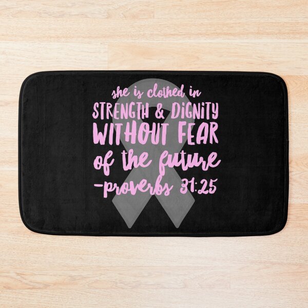 Item preview, Womens Christian Cancer Bible Verse / Proverbs 31 Scripture Quote graphic design designed and sold by CreatedByHeidi.