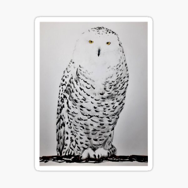 It's a Snowy Owl Encounter Sticker