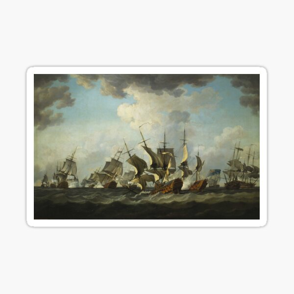 Aperçu de l'œuvre La bataille de la baie de Quiberon par Richard Paton créée et vendue par romeobravado.