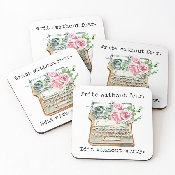 Item preview, Write Without Fear Edit Without Mercy designed and sold by KarolinaPaz.