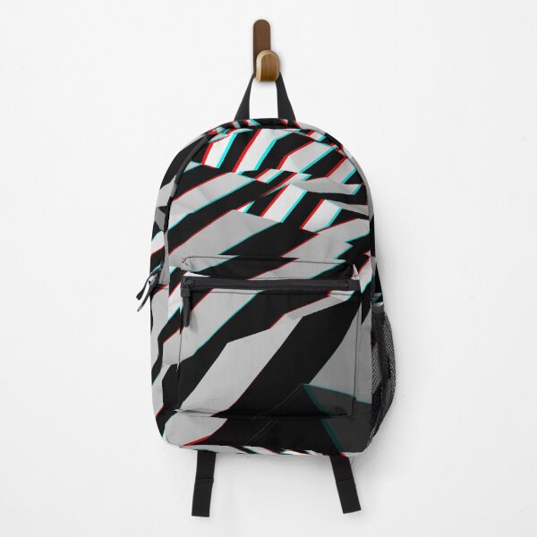 Item preview, 3D Stereoscopic Op Art Abstract Jagged Stripes designed and sold by hyproinc.