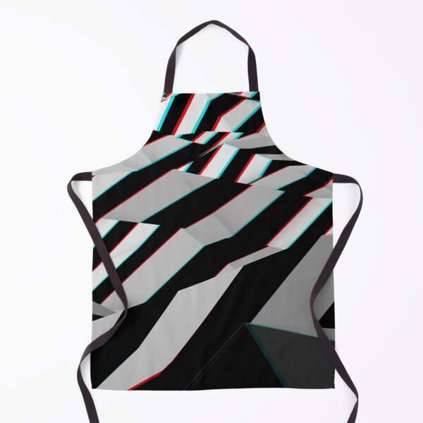 Item preview, 3D Stereoscopic Op Art Abstract Jagged Stripes designed and sold by hyproinc.