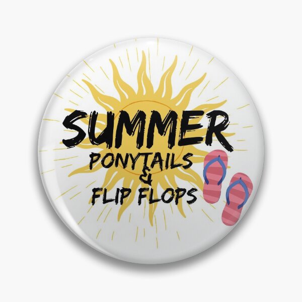 Item preview, Summer Ponytails & Flip Flops designed and sold by Lilaclown.