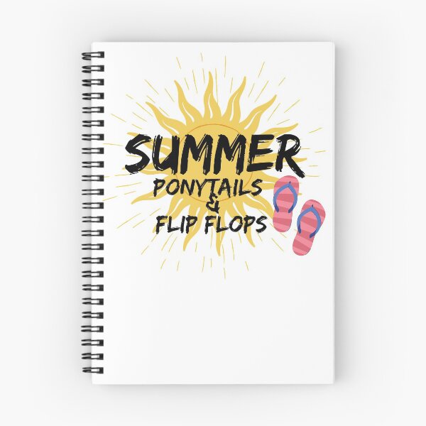 Item preview, Summer Ponytails & Flip Flops designed and sold by Lilaclown.