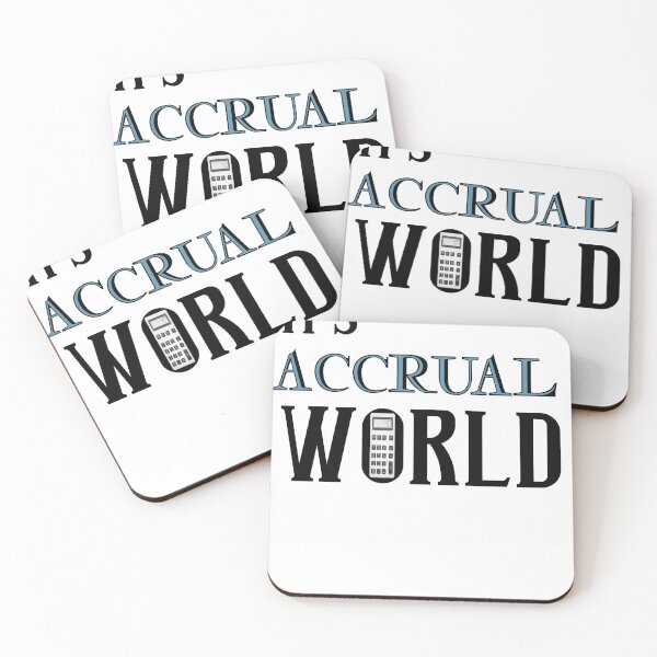 Item preview, Accountant CPA Funny Accrual World Graphic Accounting Gift designed and sold by Heidi Designs.