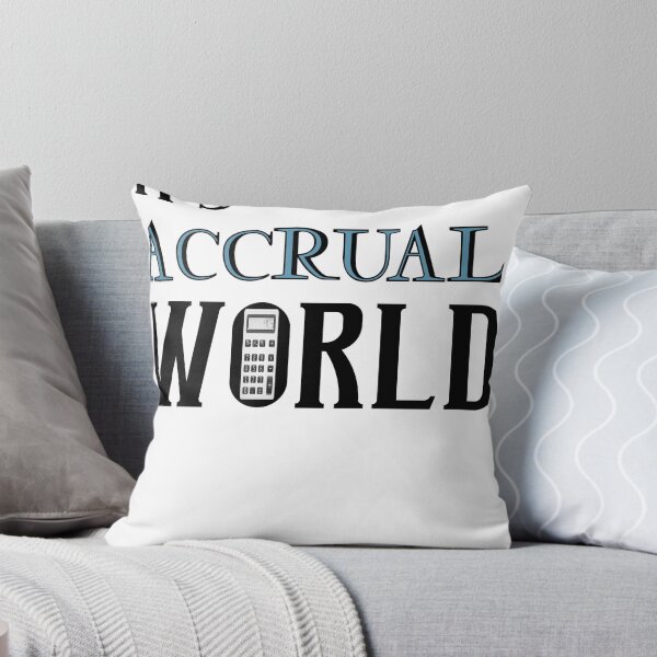 Item preview, Accountant CPA Funny Accrual World Graphic Accounting Gift designed and sold by Heidi Designs.