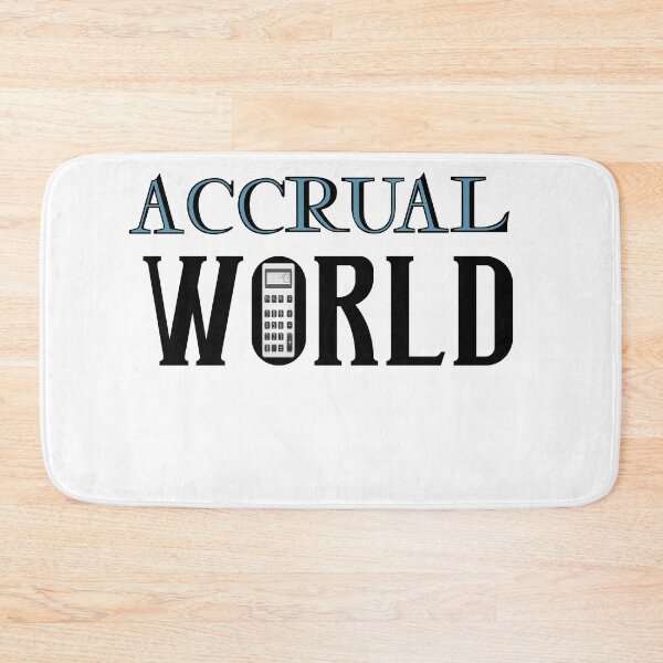 Item preview, Accountant CPA Funny Accrual World Graphic Accounting Gift designed and sold by Heidi Designs.