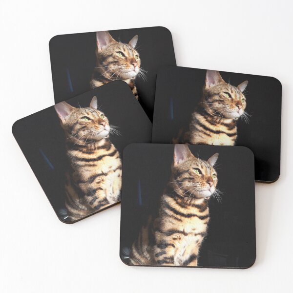 Item preview, Bengal cat sitting proudly  designed and sold by Artz-by-Karlene.