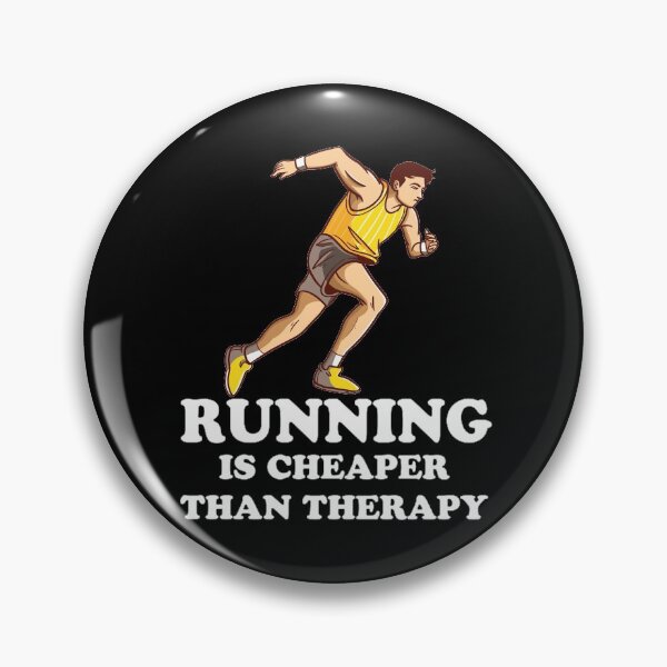 Item preview, Running is cheaper than therapy designed and sold by MrE-Tees.