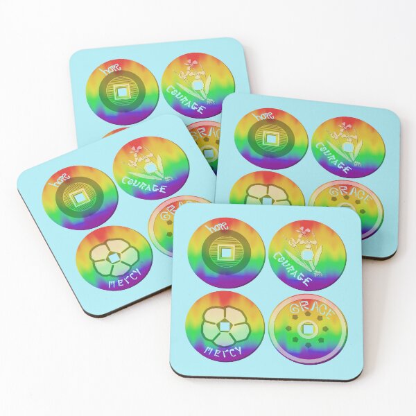 Item preview, Rainbow Pride Coins designed and sold by LochNestFarm.