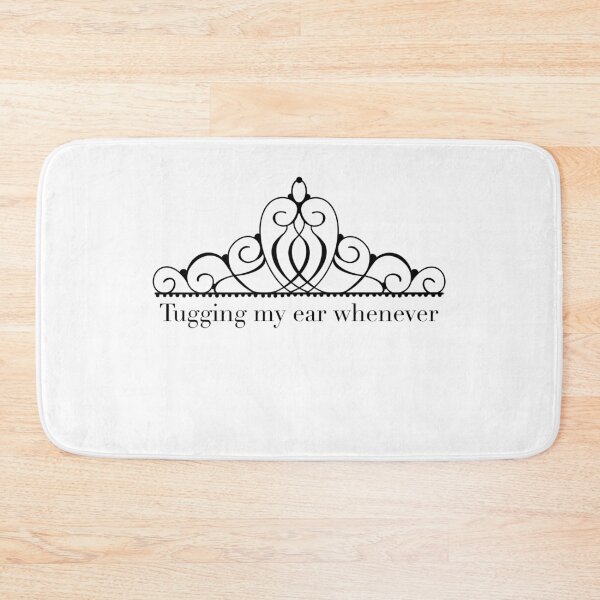 Item preview, Tugging My Ear Whenever Selection Quote designed and sold by doodlesbyCara.