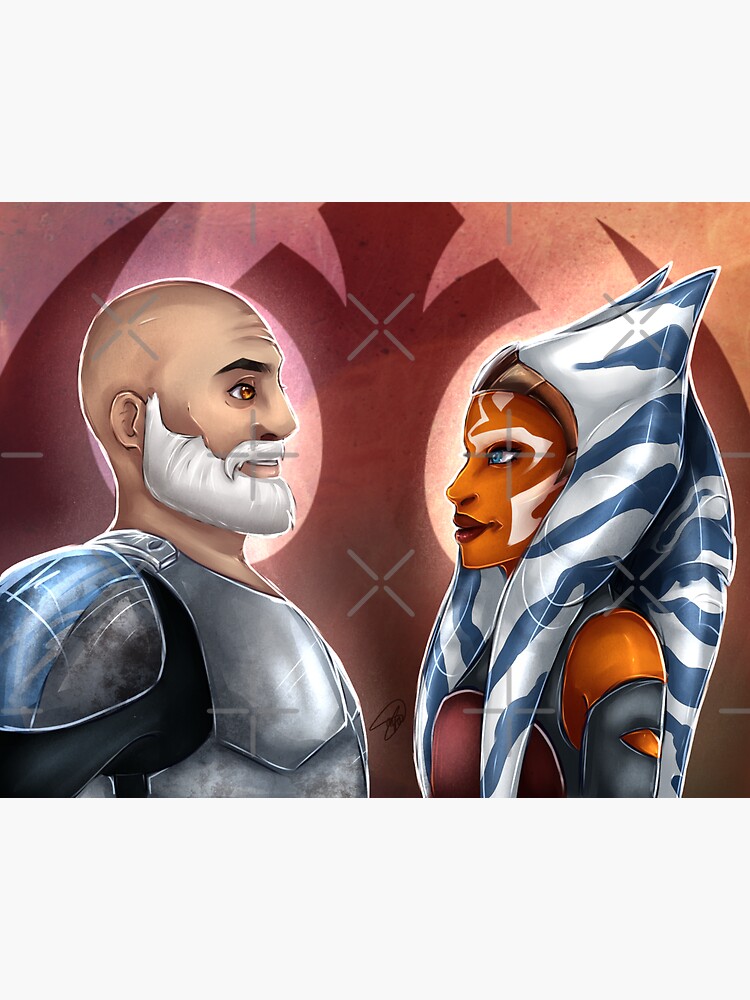 "Rex & Ahsoka" Sticker for Sale by varjopihlaja Redbubble