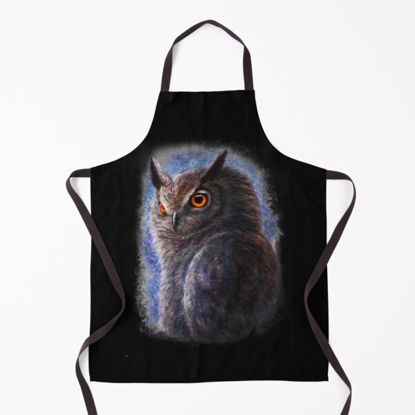 Item preview, Horned Owl Painting - Night Owl designed and sold by Justin Fowler Art.