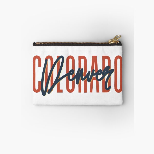 Item preview, Denver Colorado // Script Design // State Flag Colors designed and sold by KylieBeth Designs.
