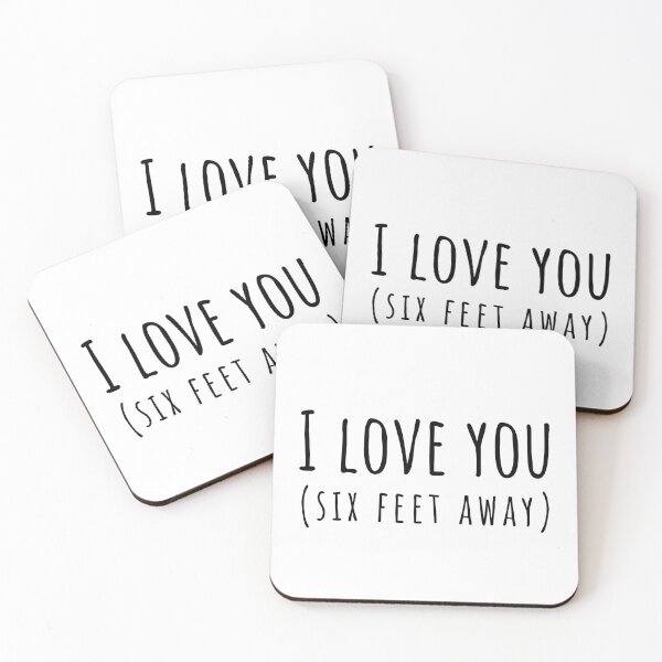 Item preview, Te amo a seis pies de distancia designed and sold by charsquared.