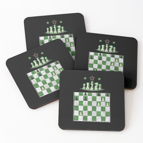 Item preview, pattern chessboard black and green designed and sold by oldiesdays  ★★★★★.