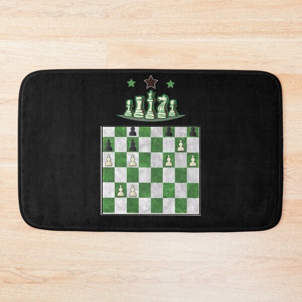 Item preview, pattern chessboard black and green designed and sold by oldiesdays  ★★★★★.