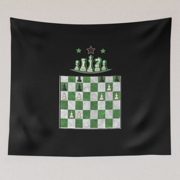 Item preview, pattern chessboard black and green designed and sold by oldiesdays  ★★★★★.