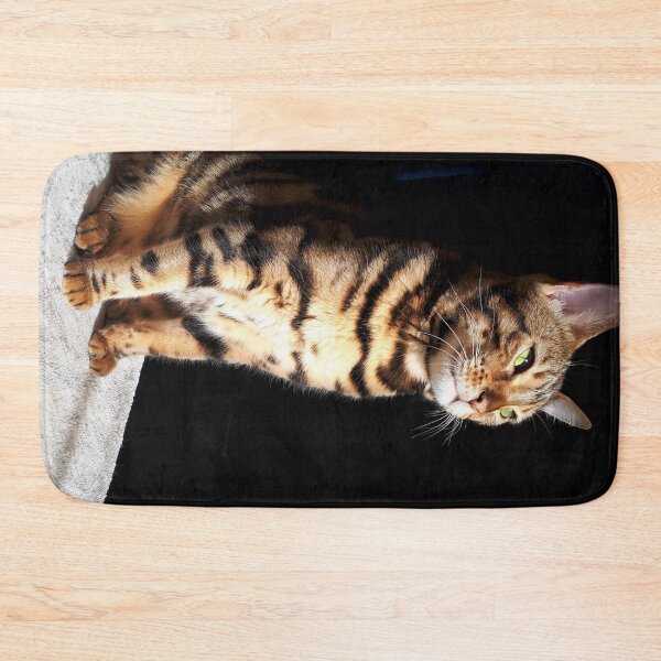 Item preview, Bengal cat sitting proudly  designed and sold by Artz-by-Karlene.