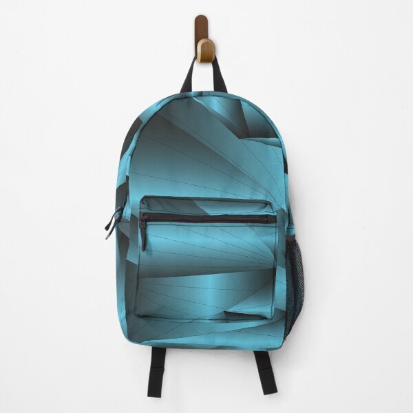 Item preview, Abstract Teal Geometric Polygonal Triangles designed and sold by liftdesign.
