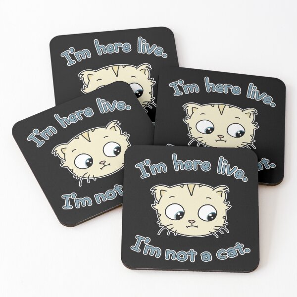 Item preview, I'm Here Live I'm Not A Cat designed and sold by tryinart.