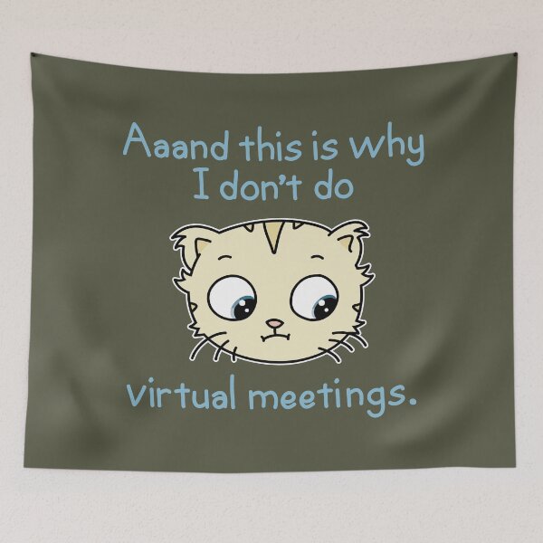 Item preview, Don't Do Virtual Meetings designed and sold by tryinart.