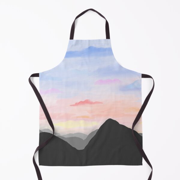 Item preview, Sunset sky with mountains designed and sold by pykyko.