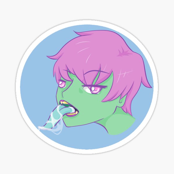 "Kawaii Pastel Demon Boy" Sticker by shadyalligator Redbubble