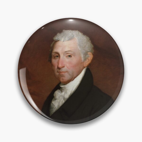 Item preview, James Monroe Portrait - Gilbert Stuart - Circa 1820 designed and sold by warishellstore.