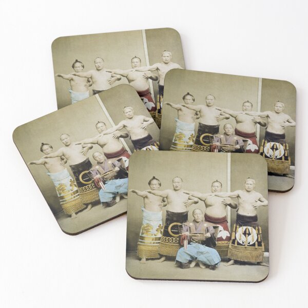 Item preview, Sumo Wrestler Group Portrait - Circa 1877 designed and sold by warishellstore.