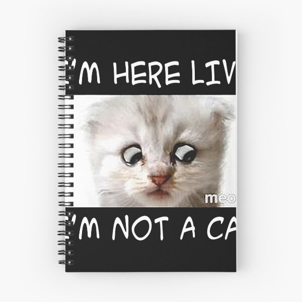 Item preview, I AM HERE LIVE I AM NOT A CAT - Funny Lawyer Cat Video Call Meme designed and sold by BugattiDivo58.