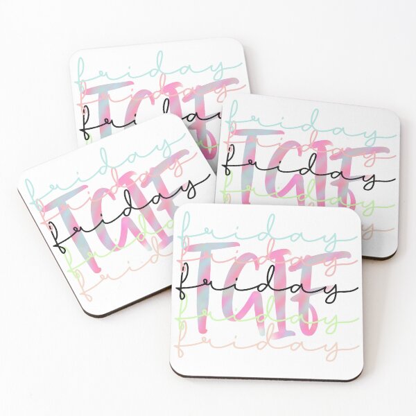 Item preview, TGIF sticker designed and sold by Nicz Design Studio.