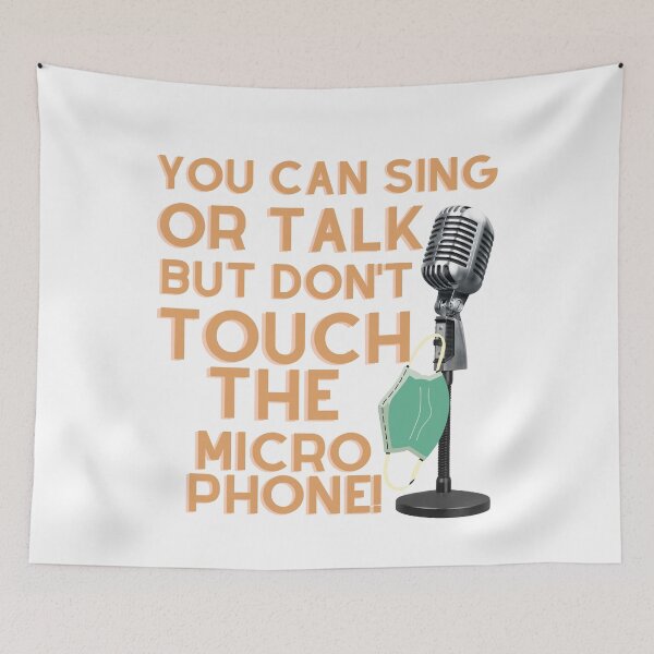 Item preview, Don't Touch The Microphone,  designed and sold by wandaosorio.